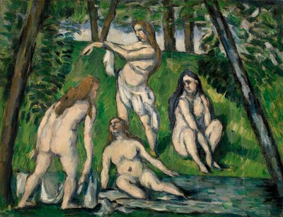 Quatre baigneurs, 1876-77 - Paul Cézanne